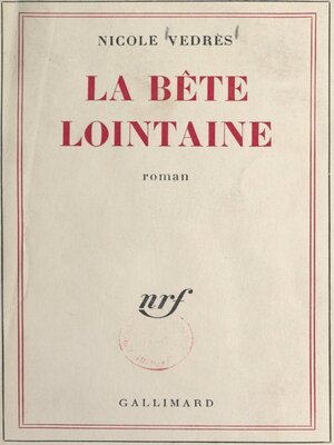 cover image of La bête lointaine